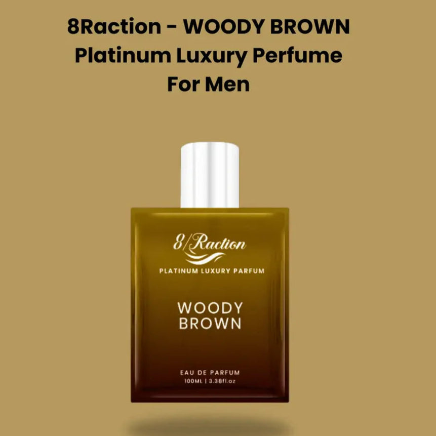 8 RACTION WOODY BROWN EDP PARFUM (100ML)