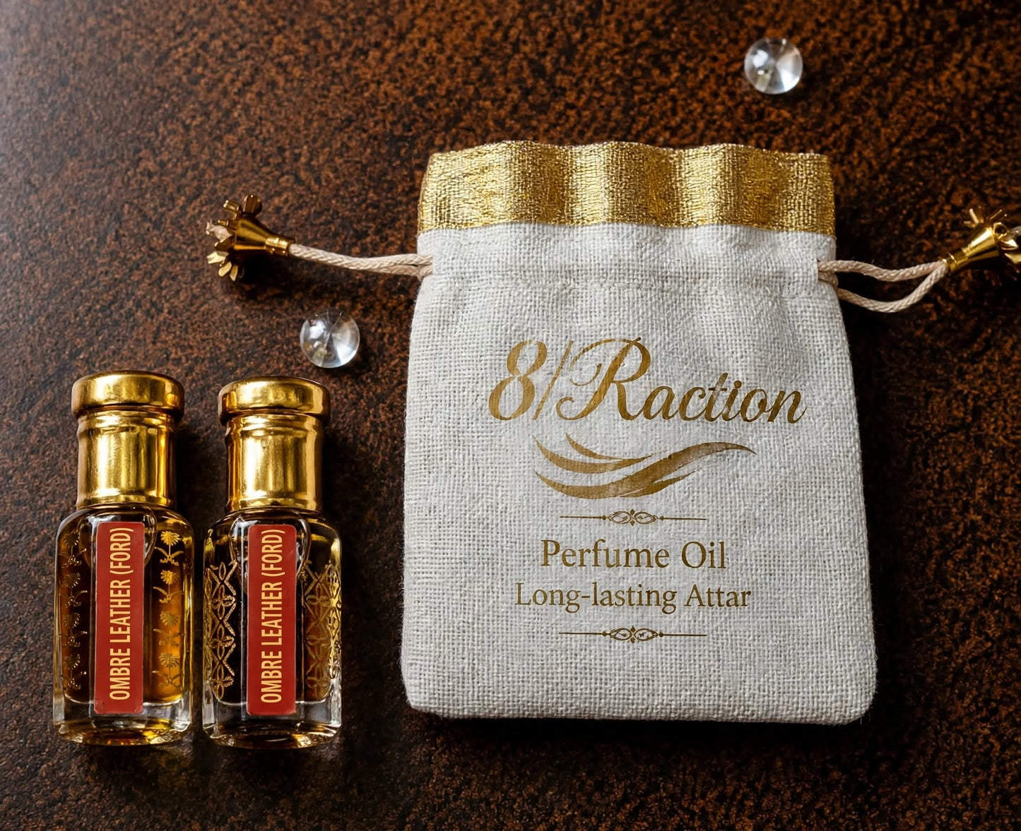 Ombre Leather Attar Oil Inspired By TomFord 6ml+6ml=12ml