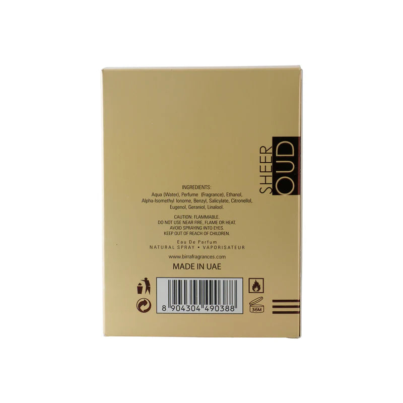 BIRRA SHEER OUD EDP PREMIUM PARFUM (50ML)
