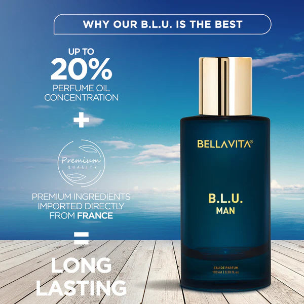 BELLAVITA BLU Man Perfume - 100ml