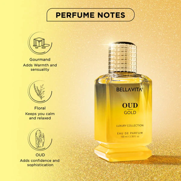 BELLAVITA OUD Gold Unisex Perfume - 100ml