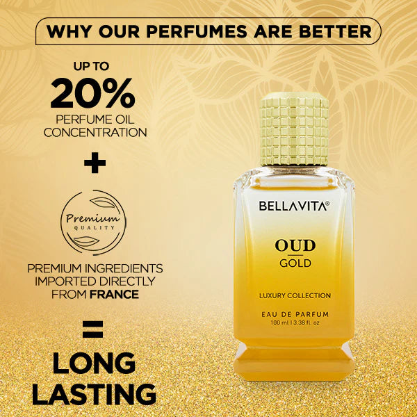 BELLAVITA OUD Gold Unisex Perfume - 100ml