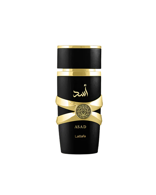 LATTAFA  ASAD BLACK MAN EDP PARFUM (100ML)